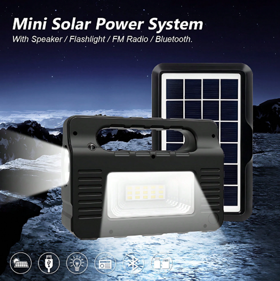 🔦 Kit de Luz Solar Multiusos – ¡Nunca te quedés sin luz!